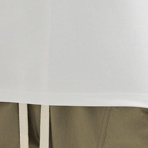 【断码清仓】HX 夏季圆领短袖T恤S102423592101/02 商品图10