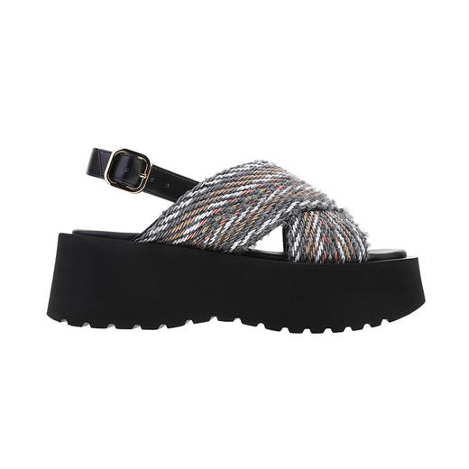 sheme明星秦岚同款织带厚底女士凉鞋商务经典时尚百搭可定制 商品图6