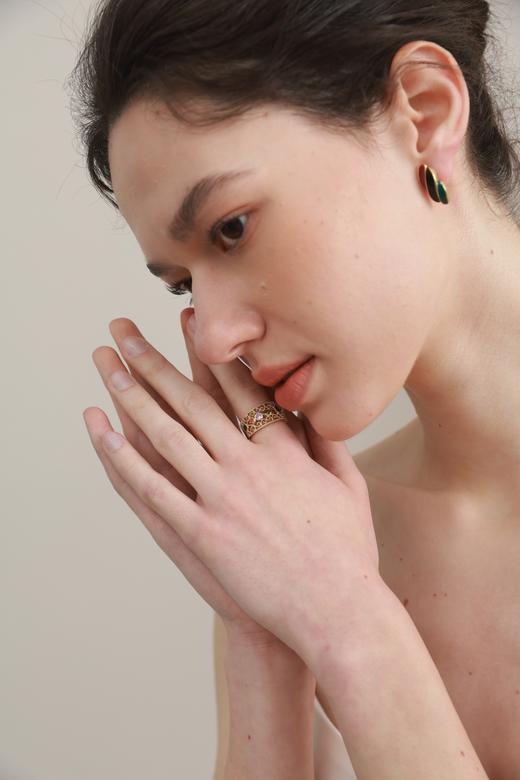 SOL DE VERANO 冷珐琅耳环 商品图5