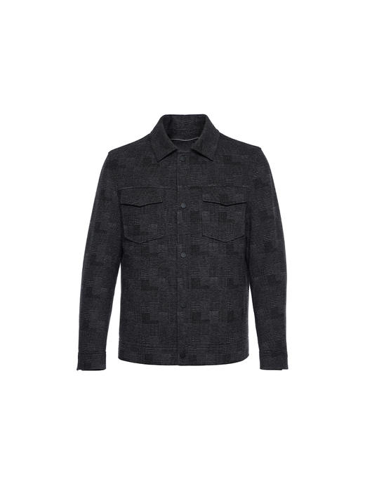 callisto灰色聚酯纤维混纺尼克服 商品图0