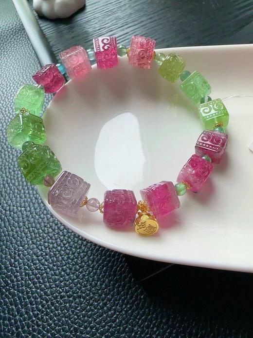 34.2g 雕刻碧玺手链 商品图1