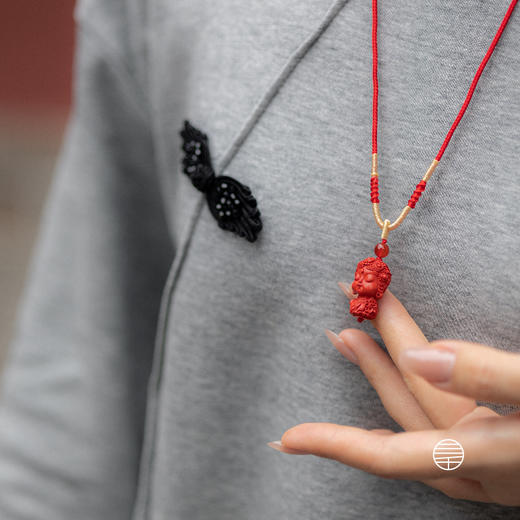 万物三千｜绿度母朱砂吊坠 项链 挂饰 饰品 车挂 商品图6