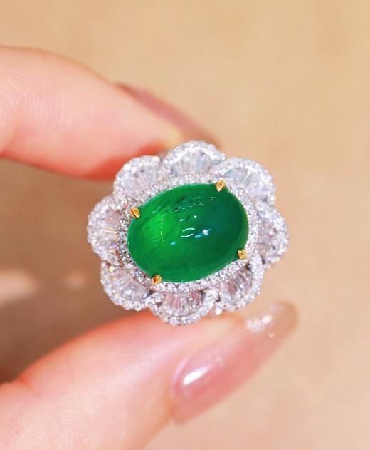 6.65ct 8.97g 祖母绿戒指 商品图2