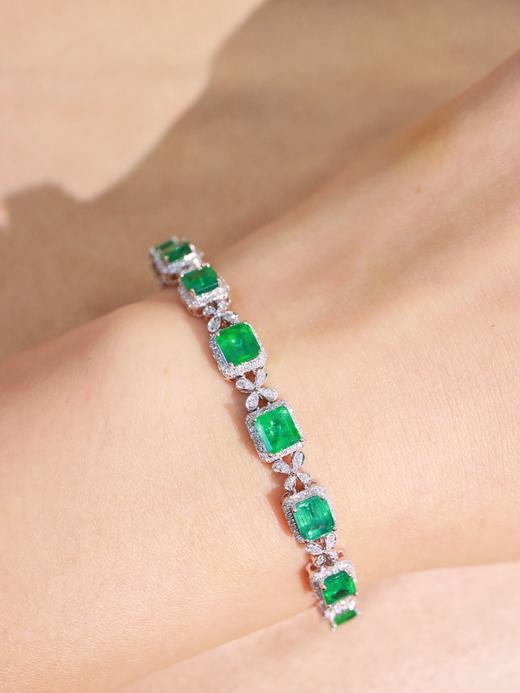 4.70ct 8.85g 祖母绿手链 商品图1