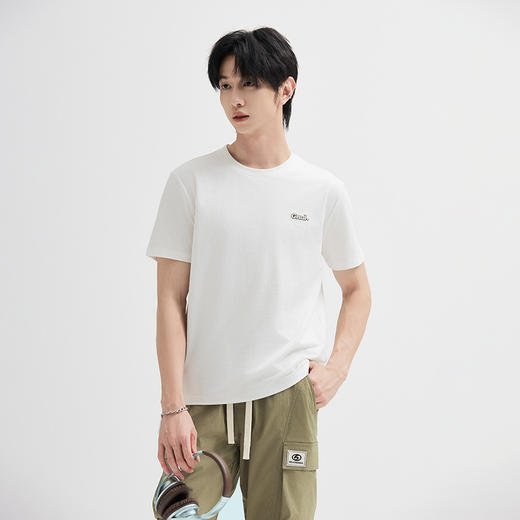 【断码清仓】HX 夏季圆领短袖T恤S102423592101/02 商品图1