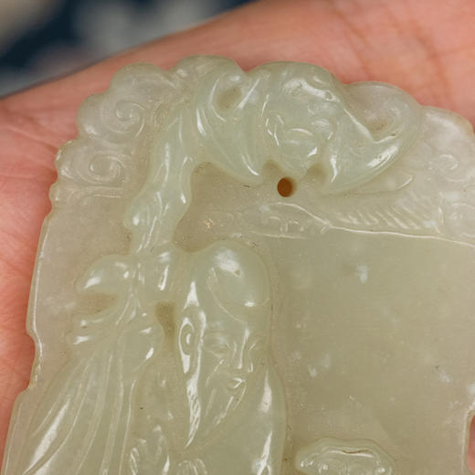 玉雕寿星牌挂饰 商品图2