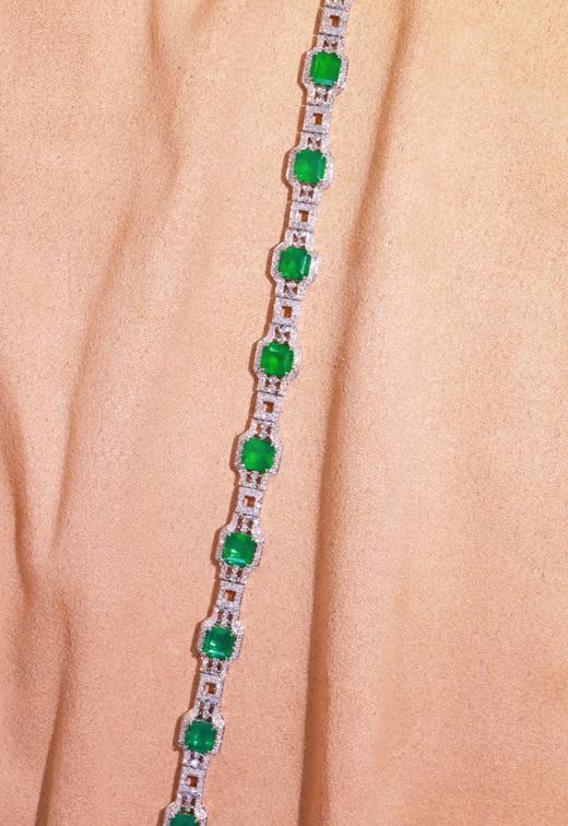 6.64ct 祖母绿手链 商品图3