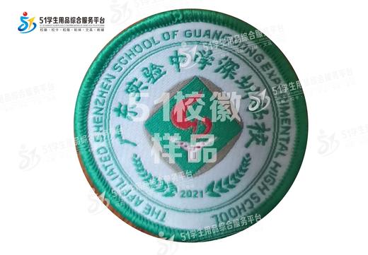通版定制广东实验中学深圳学校织唛校徽服姓名贴章可缝烫现货发51 商品图1