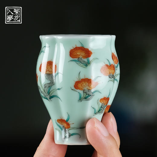 繁花入梦新彩 秀野兰芝小佛手杯 商品图4
