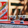 歲合山房俞强款青花釉里红缠枝莲小酒杯（缺货） 商品缩略图0