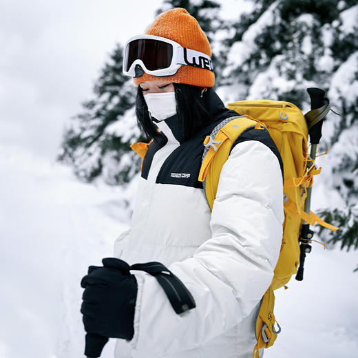 【239秒杀（700蓬 XL充绒203g)手慢无！】拓路者羽绒服冬季新款90绒立领面包服防风加厚保暖短款外套 商品图2