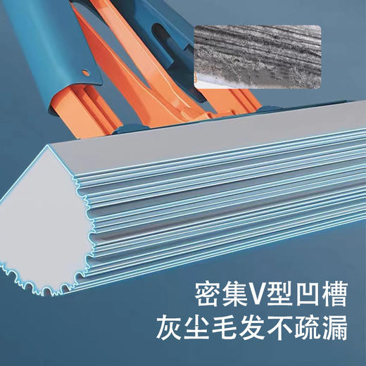 【懒人神器！免手洗海绵拖把】拖地不弯腰，轻轻一拉 挤水不留痕！强吸水家用大号一拖净拖布对折式胶棉拖把墩布春节过年大扫除 商品图1