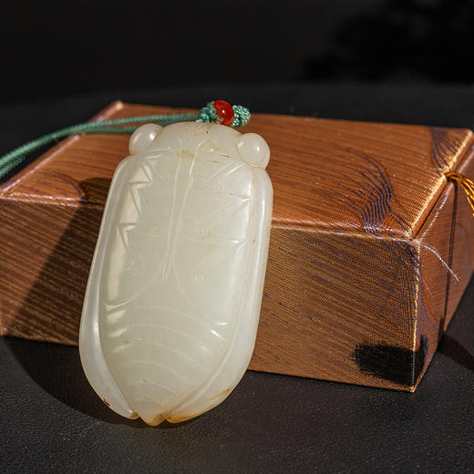 清 玉雕金蝉挂件 商品图1