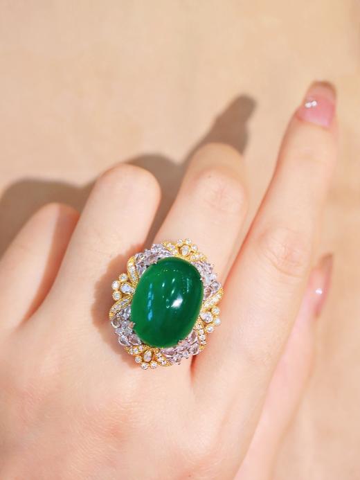18.6ct 14.11g 祖母绿戒指吊坠 商品图5