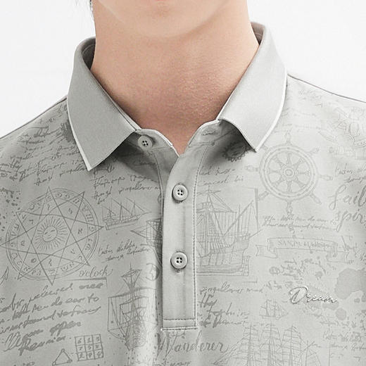 【新品上新】HX 休闲翻领短袖T恤Y102420162101/04/06/07POLO杉 商品图10