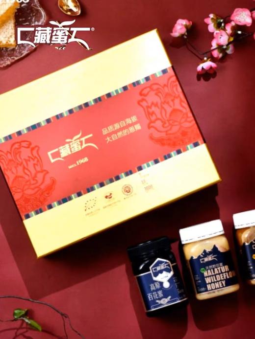 藏蜜天然野花蜜500g+高原百花蜜500g礼盒装 商品图0