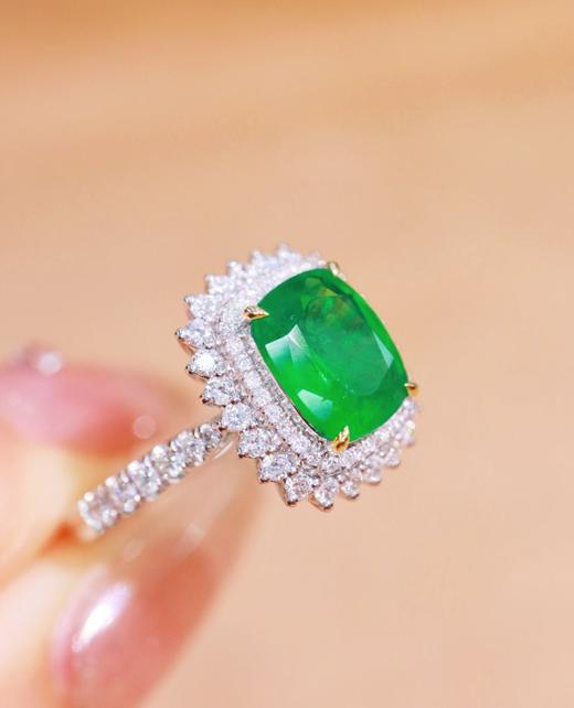 1.65ct 3.75g 祖母绿戒指 商品图2