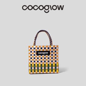 cocoglow·海上日士手提包手工工艺编织菜篮子新品中号