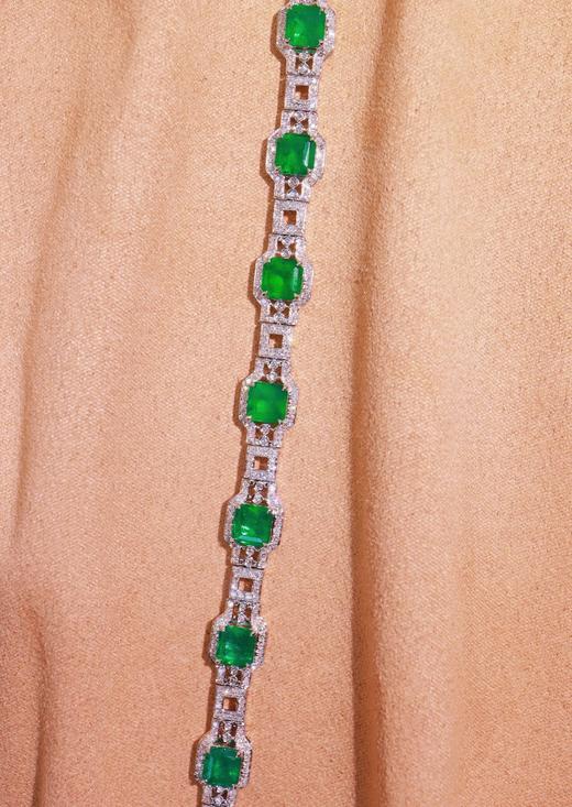 6.64ct 祖母绿手链 商品图2