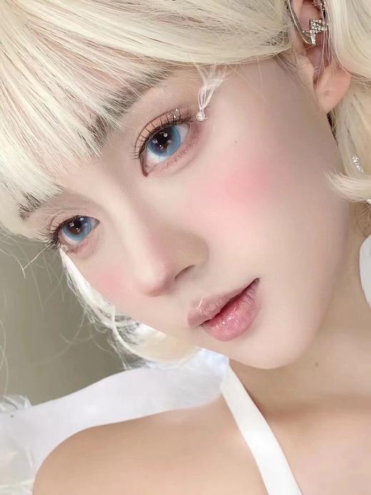 『日抛大直径』YUKICON-清凉蓝水晶-14.5mm【日抛 0-800度 无525/575】 商品图3