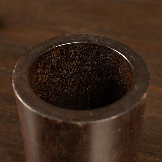 清 紫檀三足笔筒 商品图2