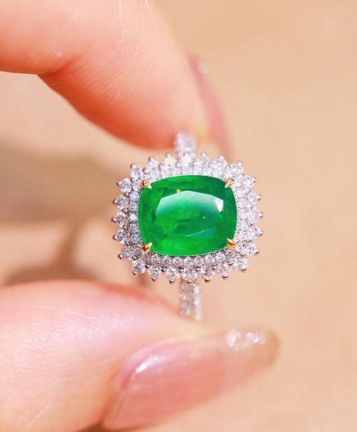 1.65ct 3.75g 祖母绿戒指 商品图1