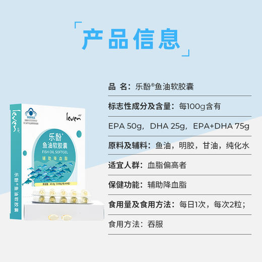 Leven乐酚荷兰鱼油软胶囊 商品图4