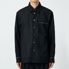 Irenisa EMBROIDERY BOXY SHIRT 羊毛混纺面料垂坠长袖衬衫 商品缩略图0