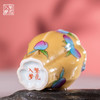 繁花入梦黄釉堇色丰桃小佛手杯 商品缩略图3