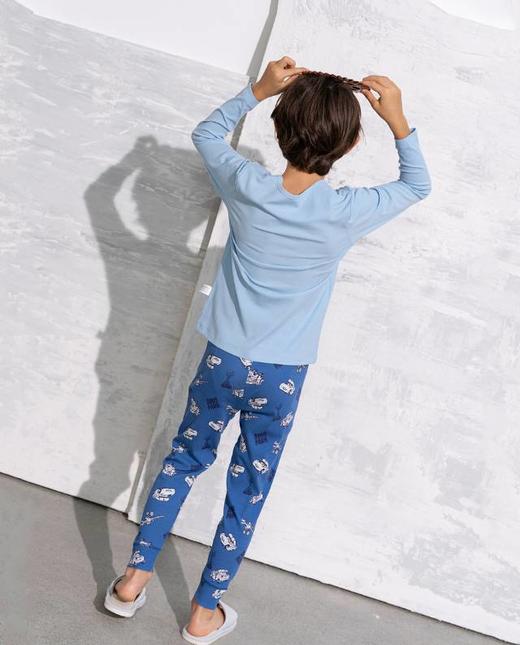 【春上新】8楼爱慕儿童Aimer Kids男孩2件装-赛车总动员之恐龙冒险保暖套装 商品图2