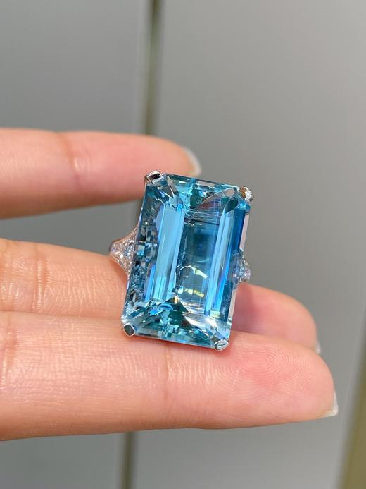 17.58ct 9.6g 海蓝宝戒指 商品图2