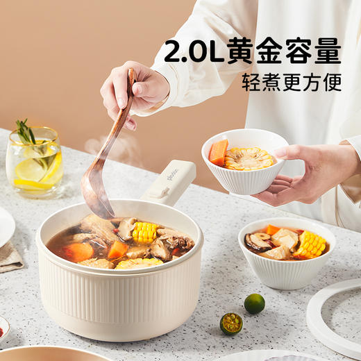 plodon浦利顿辅食锅婴儿多功能蒸煮一体电火锅电煮锅PLD-XZG-20A 商品图0