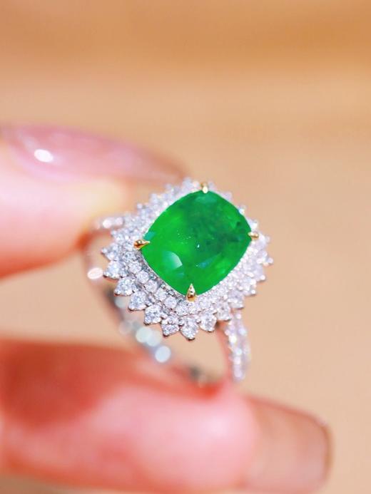 1.65ct 3.75g 祖母绿戒指 商品图4