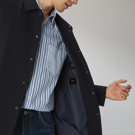 柒牌风衣外套男2024秋季新款商务休闲暗格纹休闲百搭男士翻领夹克	127K70360 商品图2