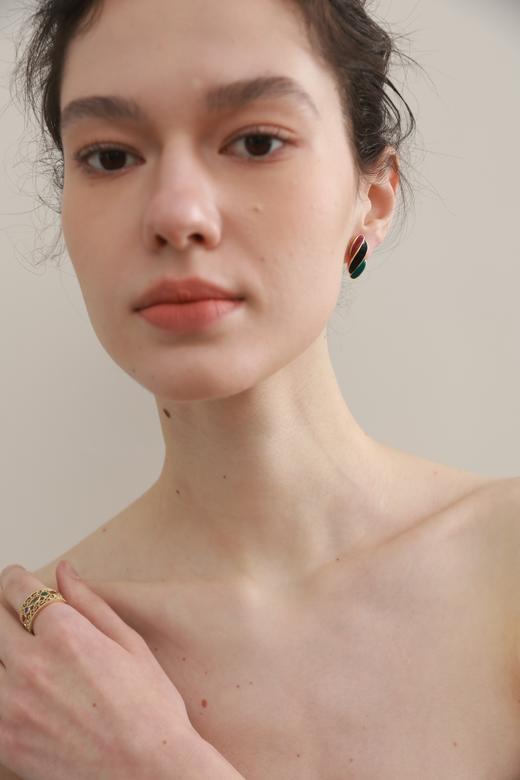 SOL DE VERANO 冷珐琅耳环 商品图6