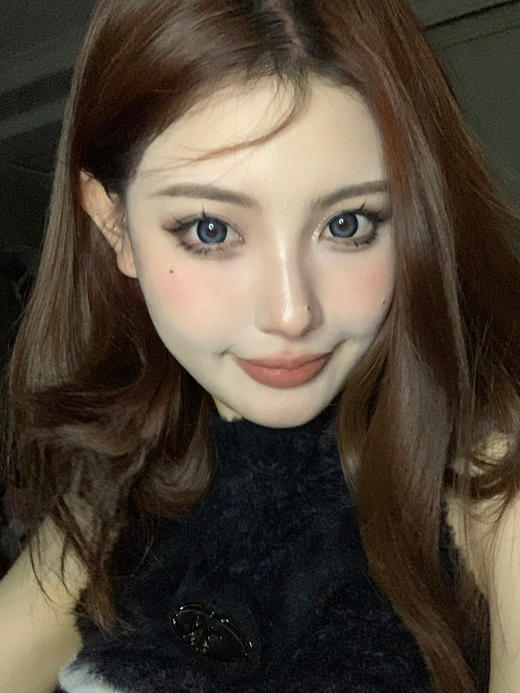 Doriscon旗下 ·半年抛 傲娇蓝莓｜14.5mm白狮参考着色大直径   2片 商品图5