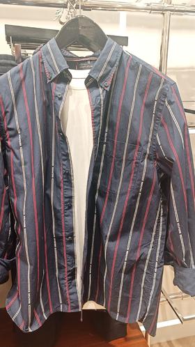 TOMMY男长袖衬衫MW0MW35765-0A5