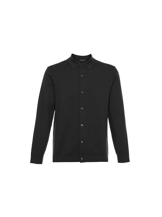 callisto绿色绵羊毛混纺针织开衫 商品图0