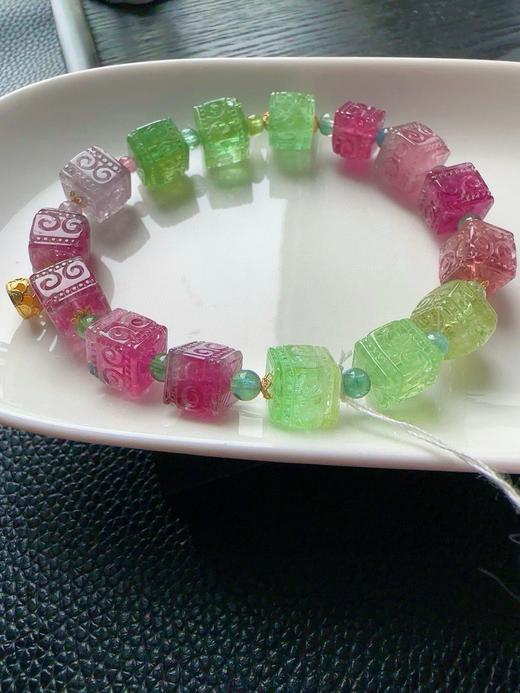 34.2g 雕刻碧玺手链 商品图5