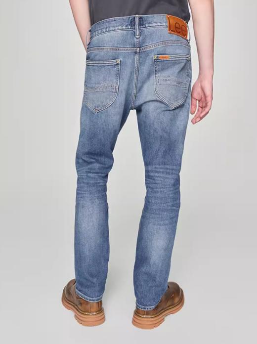 LEE新品709修身中腰锥形101+中浅蓝男牛仔裤休闲潮LMB246709204563 商品图1
