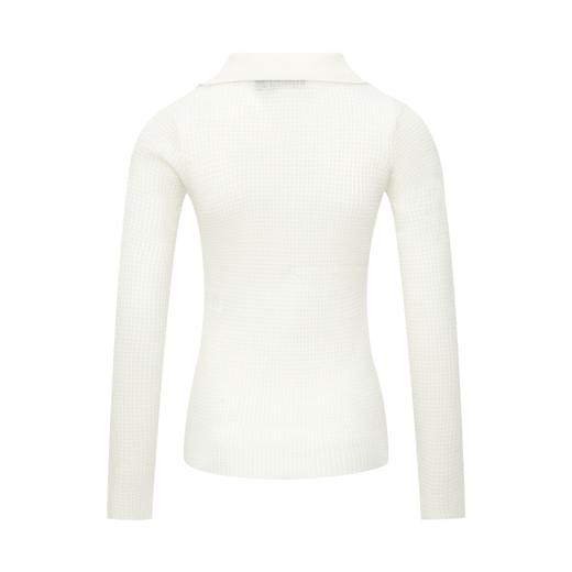 oneup翻领肌理长袖针织衫 商品图6