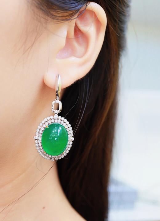 41.30ct 23.0g 祖母绿耳环 商品图6