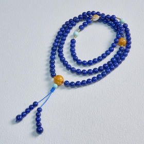 D青金石项链-diy蜜蜡珍珠青金石项链