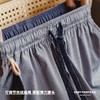 马登工装 美式休闲海浪条纹直筒裤轻薄抗皱泡泡纱长裤抽绳运动裤男夏 商品缩略图3