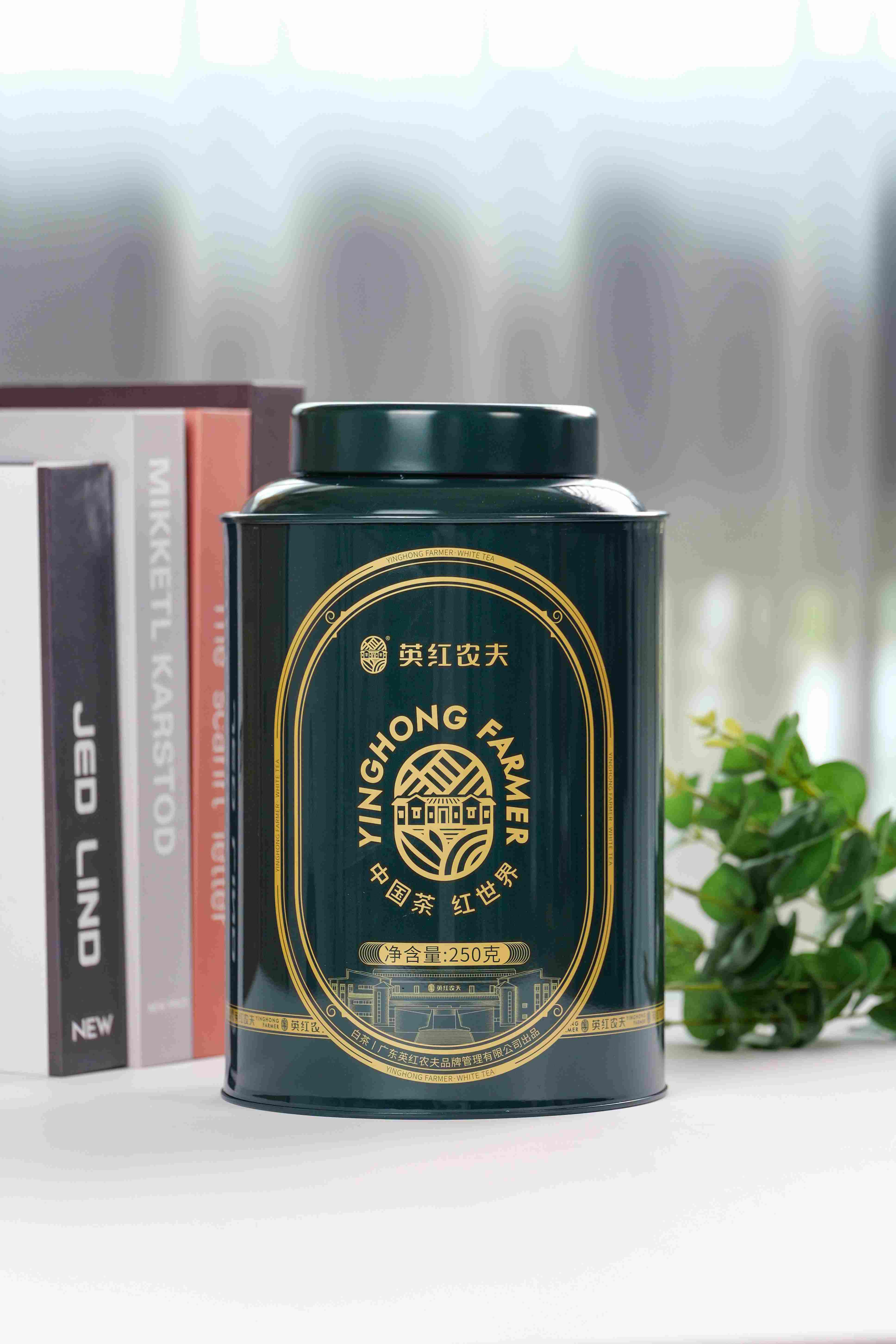 英红农夫 日光生晒白茶 三年自然陈化 广东传统工艺白茶250g