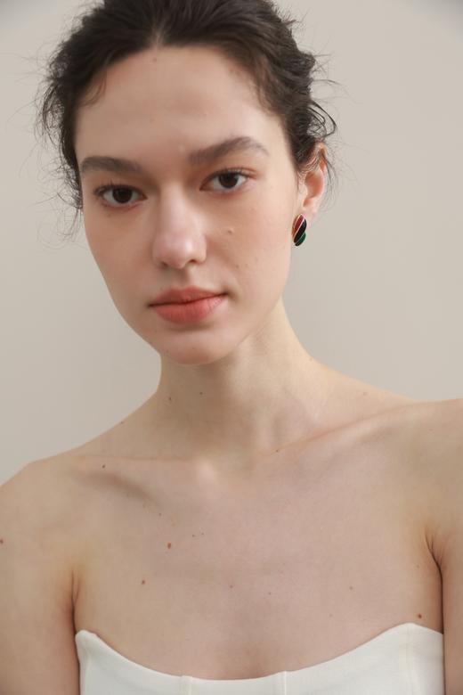 SOL DE VERANO 冷珐琅耳环 商品图3