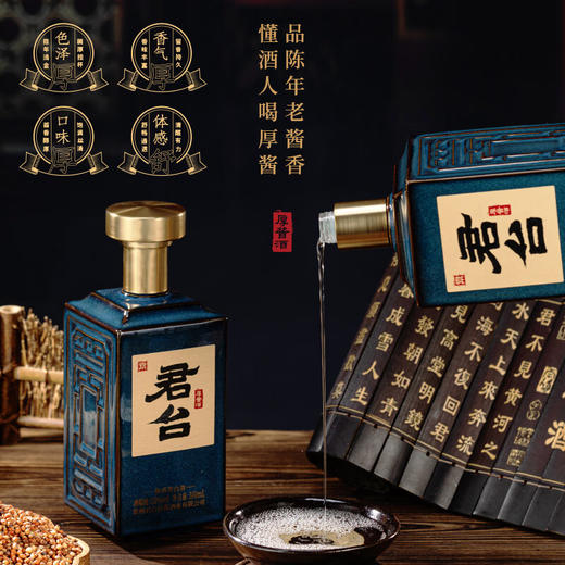 君台厚酱酒 君子·厚品 53度 500mL 酱香型白酒 商务接待 高端宴请 送礼送长辈  72小时发货 商品图0