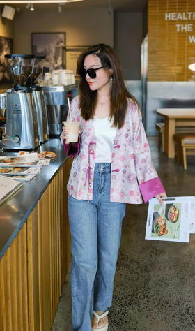 逸红颜明月优选#「洒脱」桑蚕丝阔腿牛仔裤,亲肤舒适,随性潇洒