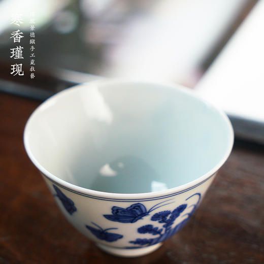 寒香瑾现元青花蝶恋花杯（缺货） 商品图1