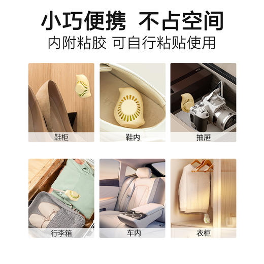持久清香21天！植萃抑菌配方+去味清新 绽家多功能香氛球（6颗装）【呼啦优选】鞋柜/衣柜/卫生间多场景适用 商品图4